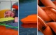 Flextail Tiny Sleeping Pad R05 AVS Mummy piepūšamais matracis, oranžs