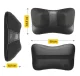 4FIZJO SHIATSU ULTRA+ Šiacu Masāžas Spilvens Ķermeņa Masieris ar Sildīšanas Funkciju, Melns | Heated Neck...
