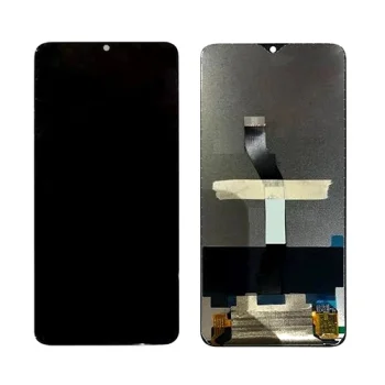 LCD ekrāns Xiaomi Redmi Note 8 ar rāmi, balts (atjaunots)