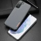 Dux Ducis Fino vāciņš Samsung Galaxy S22+ ar neilona apdari, zils