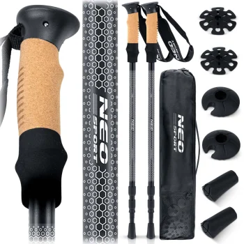 Neo-Sport NS-380 Teleskopiskās Trekkinga Nūjas 65-135 cm