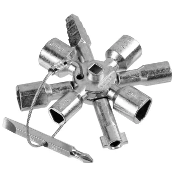 KNIPEX TwinKey universālā sadales skapju atslēga