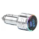 3mk Hyper Car Power Transmitter auto FM raidītājs 3in1 48W USB-C USB-A