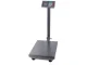 Platformas svari ar LCD displeju, 100 kg, pelēki