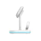 Tech-Protect QI15W-A27 3-in-1 bezvadu lādētājs ar MagSafe statīvu, balts