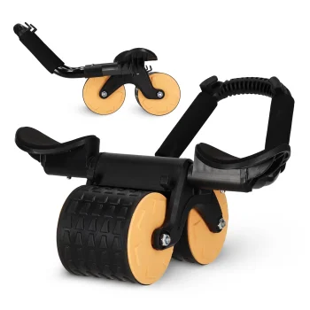 Dubultais vēdera preses ritenis 4FIZJO AB Wheel Ultra ar elkoņu balstiem