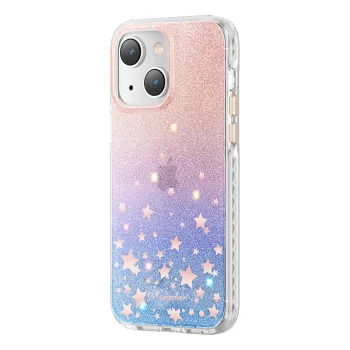 Kingxbar Heart Star vāciņš iPhone 14 Plus telefonam ar kristāliem, Zodiac