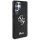Guess Fixed Glitter Big 4G Metal Logo vāciņš Samsung Galaxy S25 Ultra, melns
