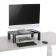 Ergo Office ER-415 Monitora paliktnis ar Qi lādētāju, 17-32\", Melns