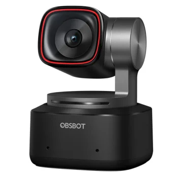 OBSBOT Tiny 3 4K PTZ tīmekļa kamera, melna