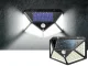 Dārza āra apgaismojums nakts lampa ar saules bateriju akumulatoru un kustības sensoru 100 LED | Outdoor Solar Lamp