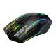 Bezvadu spēļu pele ONIKUMA DM06, 2.4 GHz / Bluetooth / USB-C, 12 800 DPI, RGB