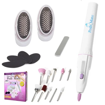 Manikīra un pedikīra komplekts Pedi Mate, 14 daļas