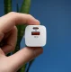 Wozinsky CMWCW 20W USB-C / USB-A tīkla lādētājs - balts