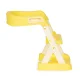 Ecotoys HA-P23S bērnu tualetes sēdeklis ar kāpnītēm, dzeltens