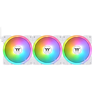 Thermaltake SWAFAN EX12 ARGB korpusa ventilatori, 3 gab., balti