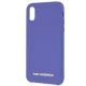 Karl Lagerfeld Silicone vāciņš Apple iPhone X / Xs, Violets