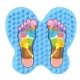 Akupresūras akupunktūras paklājs, masāžas paklājiņš pēdām, Dažādas krāsas | Futzuki Reflexology Foot...