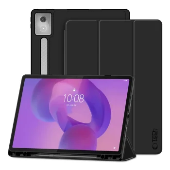 Lenovo Idea Tab Pro 12.7'' (TB-373FU) Tech-Protect SC Pen Protective Cover Case, Black | Planšetes Vāciņš Maciņš...