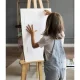 Koka Molberts Mākslinieku Statīvs Zīmēšanai Gleznošanai un Izstādei | Wooden Art Easel Stand for Painting and...