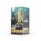 Retro LED lampa Forever Light FLR-25 ar akumulatoru, melna