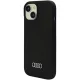 Audi iPhone 15 Plus / 14 Plus vāciņš Silicone, melns