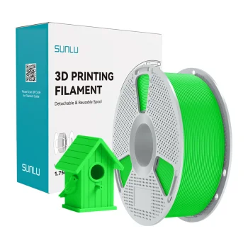 Sunlu ASA 3D printera kvēldiegs 1.75 mm, zaļš
