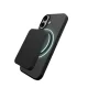 Puro Daylight silikona vāciņš iPhone 17 ar MagSafe atbalstu, puscaurspīdīgs melns