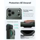 ESR Cyber Tough Kickstand MagSafe vāciņš ar statīvu iPhone 18 Pro Max / 17 Pro Max, zaļš