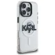 Karl Lagerfeld IML Karl Sketch Logo MagSafe vāciņš iPhone 16 Pro, caurspīdīgs