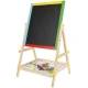 Bērnu Divpusēja Magnētiskā Zīmēšanas Tāfele ar Piederumiem, 65cm | Children\'s Double-sided Drawing Board