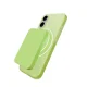 Puro Daylight MagSafe saderīgs silikona vāciņš iPhone 17, Translucent Green