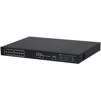Pārvaldāms PoE komutators S4220-16GT-190 (16x PoE, 2x RJ45, 2x SFP)