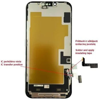 Ekrāns iPhone 14 Plus, LTPO Soft OLED, 6.68", 60 Hz