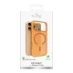 Puro Daylight MagSafe silikona vāciņš iPhone 17 Pro, puscaurspīdīgs oranžs