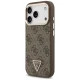 Guess 4G Triangle Logo MagSafe vāciņš iPhone 17 Pro / 18 Pro, brūns