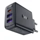 Acefast A57 GaN tīkla lādētājs 2x USB-A + USB-C PD 35W, melns