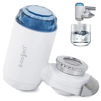 Zoosen ZSW-040 ūdens filtrs uz krāna, balts