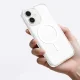 Vāciņš AmazingThing Minimal Mag priekš iPhone 16 ar magnētisko gredzenu, caurspīdīgs