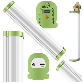 Universāla LED darbnīcas lampa ar magnētu un āķi, akumulators, Powerbank