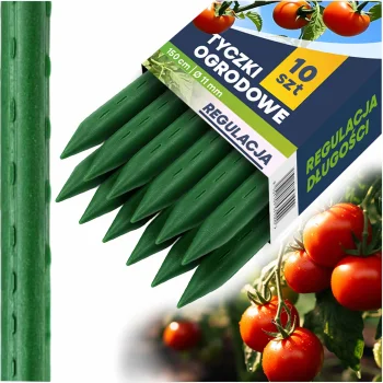 Plonos PL-940 augu balsti 150 cm, zaļi, 10 gab.