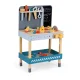 Ecotoys ESC-W-033 koka darbagalds ar instrumentiem bērniem, 47 gab.