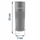 Berdsen BD-784 vakuuma termoss ar salmiņu 590 ml, melns