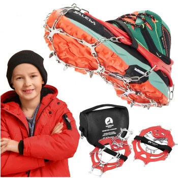 Bērnu apavu dzelkšņi MOUNTAIN GOAT Kids L (32-36), sarkani