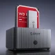 Orico IT28E-C dokstacija 2 diskiem, M.2 NVME/SATA HDD/SSD, pelēka
