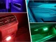 Bezvadu skārienjutīga 6 LED RGB automašīnas salona lampa