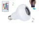 LED RGB spuldze E27 ar Bluetooth skaļruni un tālvadības pulti