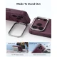 ESR Cyber Tough Kickstand MagSafe vāciņš iPhone 18 Pro / 17 Pro ar statīvu, bordo