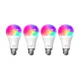 Meross MSL120 Viedā Wi-Fi LED Spuldze, HomeKit, RGB, E27, 4 gab.