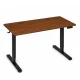 ModernHome elektriski regulējams galds 120x60 cm, 72-118 cm, tumšs ozols